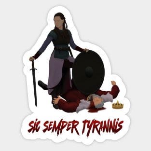 Sic Semper Sticker